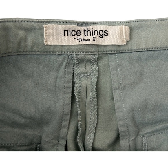 Nice Things Light Green Soft Skinny Pants - Picture 5 of 5